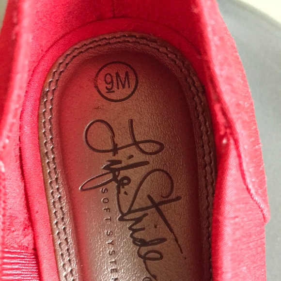 Deep Peach with floral accent Espadrilles - Picture 4 of 6